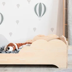 Petits-Meubles Lit 90x190 sommier inclus Josy Bois New