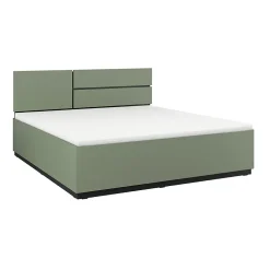 Petits-Meubles Lit 160x200 sommier inclus Lilia Vert