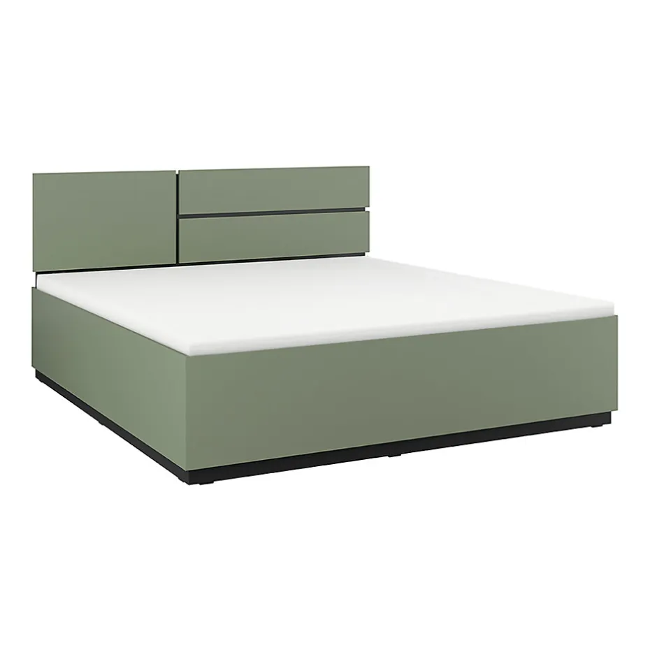 Petits-Meubles Lit 160x200 sommier inclus Lilia Vert