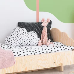 Petits-Meubles Lit 90x190 sommier inclus Louison Bois Outlet