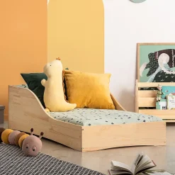 Petits-Meubles Lit 90x200 sommier inclus Ludmilla Bois Sale