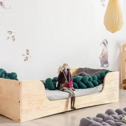 Petits-Meubles Lit 90x190 sommier inclus Noelie Bois Online