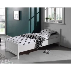Enfant Petits-Meubles Lit 90x200 Sommier inclus Vipack Erik - Blanc