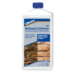 Lithofin MN Nettoyant exterieur - Nettoyant Pour Pierre Naturelle 1L Discount