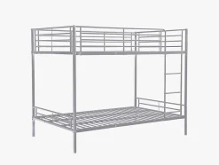 Enfant Vente-unique Lits superposés - 2 x 120 x 190 cm - Argent - DUOTIS