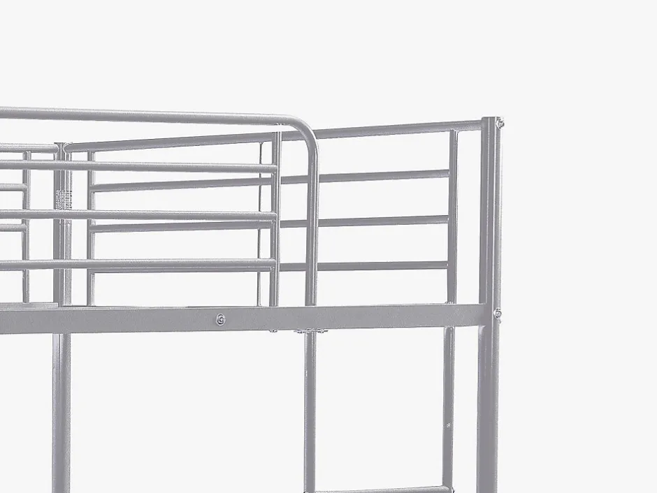 Enfant Vente-unique Lits superposés - 2 x 120 x 190 cm - Argent - DUOTIS