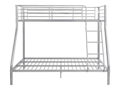 Enfant Vente-unique Lits superposés ELEVATIO IV - 90 et 140 x 190 cm - Acier - Argent