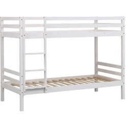 Happy Garden Lits superposés pour enfants 190x90cm blanc AMBRE - Best