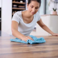 GoodHome Lot 5 chiffons de nettoyage microfibre multicouleur L.40 x l.38cm Best