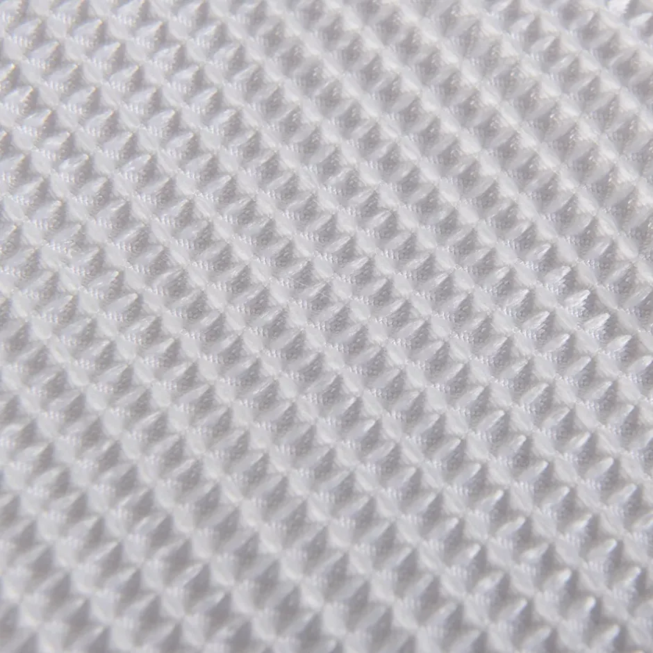GoodHome Lot 2 chiffons de nettoyage pour vitres microfibre blanc L.32 x l.32cm