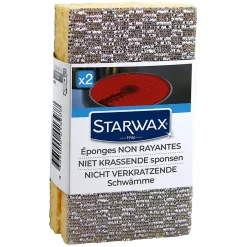 Lot 2 éponges non rayante Starwax L.13,5 x l.11,5 cm Sale