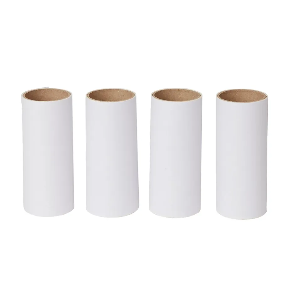 Lot 4 recharges 15 feuilles pour brosse adhésive L.4 x Ø4,2 cm Discount
