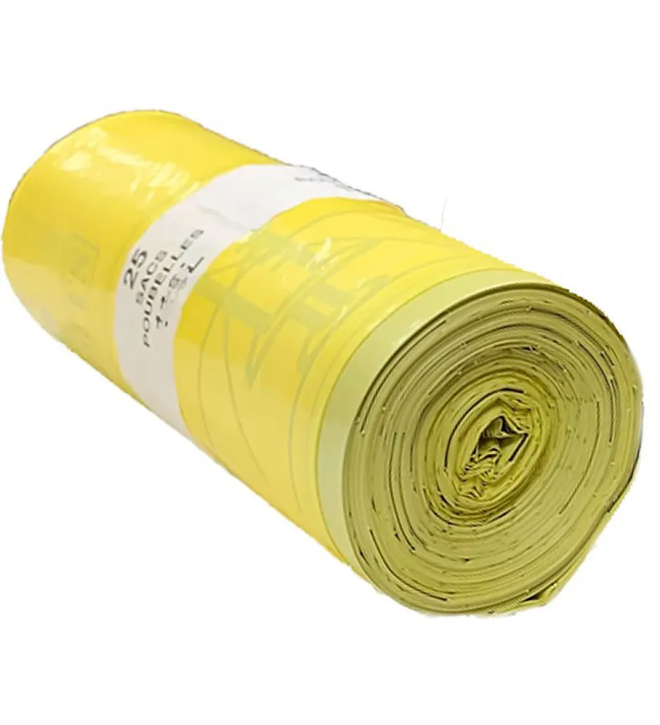 Pro Et Discount Lot 500 Sacs DASRI Jaune pour déchets à risques infectieux 15L 20L 100L Litres Taille - 100L-DASRI