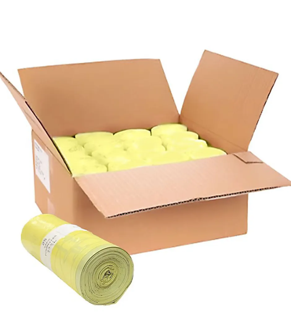 Pro Et Discount Lot 500 Sacs DASRI Jaune pour déchets à risques infectieux 15L 20L 100L Litres Taille - 15L-DASRI