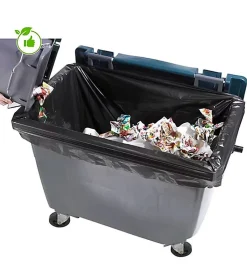 Pro Et Discount Lot 50 sacs poubelle à déchets Housses de conteneur 500L litres container à ordure New