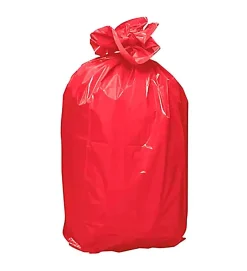 Pro Et Discount Lot 500 sacs poubelle à déchet Rouleaux de 20L 30L 50L 100L 110L 130L Litres Taille - 50L-ROUGE
