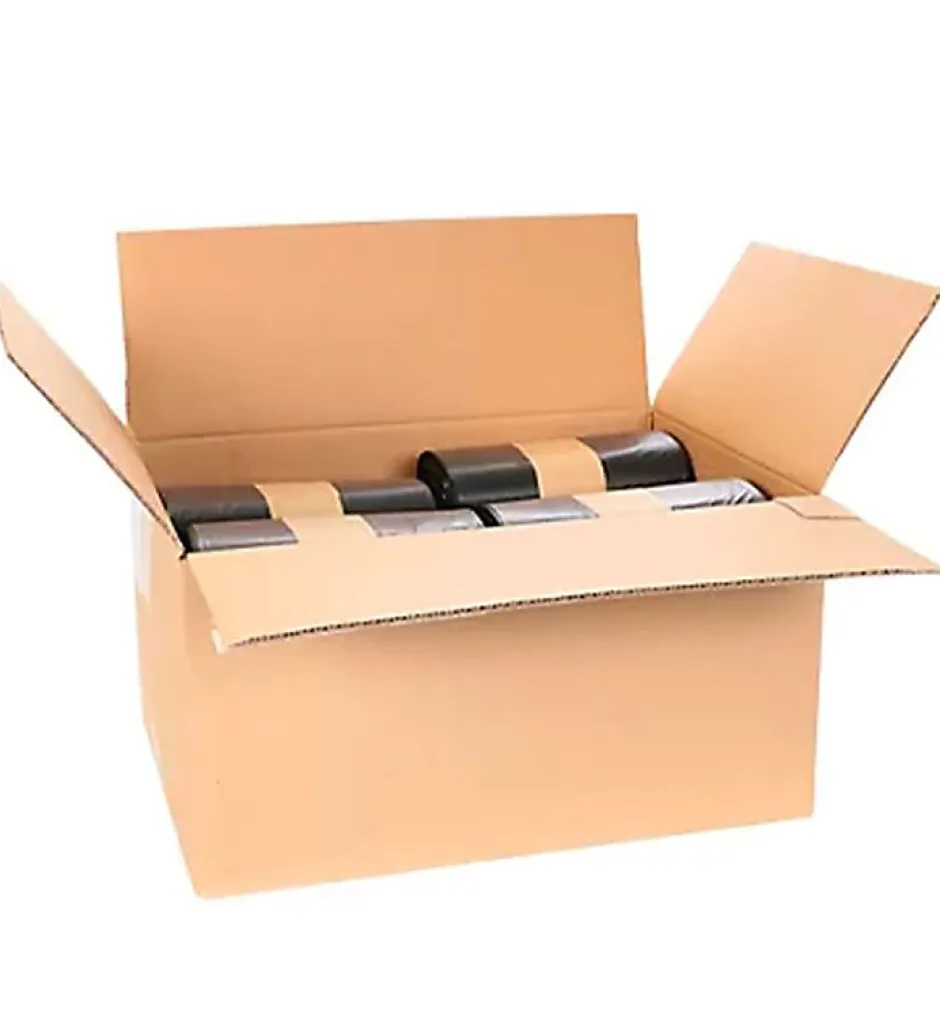 Pro Et Discount Lot 500 sacs poubelle noirs 110L litres avec anses rouleaux sac à déchets
