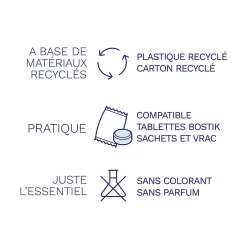 Bostik Lot 2 tablettes pour absorbeur d'humidité Respire 25m²