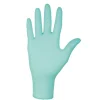 Vivezen Lot de 2 boites de 100 gants en nitrile jetables - non poudrés - Taille M - Vert -