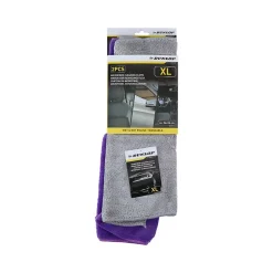 Dunlop Lot de 2 Chiffon Microfibre XL Voiture 36x36cm - Ultra-Absorbant 660gsm, Lavable & Réutilisable, Nettoyage Sec & Humide New