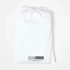 Homescapes Lot de 2 draps housse lit bébé en coton égyptien bio 400 fils blanc, 60 x 120 cm - Online