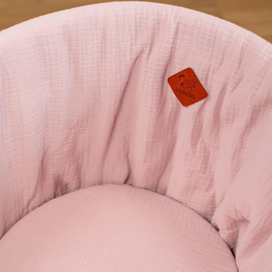 Sevira Kids Lot de 3 Draps housses couffin en gaze de coton Pastel Sale