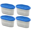 Juanio Lot de 4 déshumidificateur pour l'humidité, absorbeur d'humidité 180 gr, capacité 350 ml - L 15 x Profondeur 8.5 x Hauteur 8.5 cm