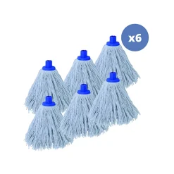 MSV Lot de 6 franges en coton blanc 220g Hot