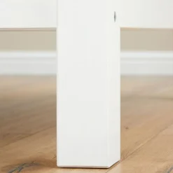 Idimex Lot de 2 lits superposables 80x190 cm RINO en pin massif lasuré blanc