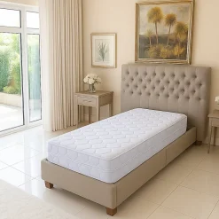 King Of Dreams Lot de 2 Matelas 23 cm 80x200 Ferme contact Mémoire de Forme + embourrage 100 % polesther - âme 100 % polyuréthane poli lattex Ind
