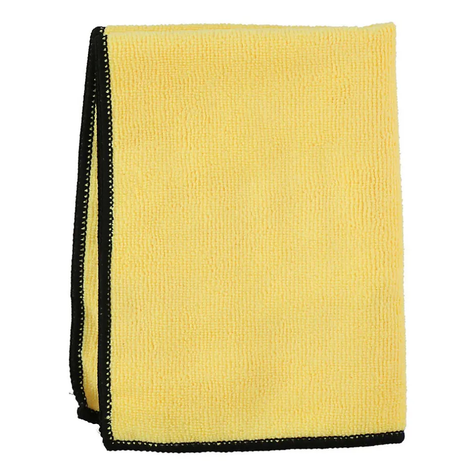 Dunlop Lot de 10 Microfibre 35x40cm 300gsm - Nettoyage Humide & Sec, Haute Absorption, Lavable, Réutilisable, Entretien Auto