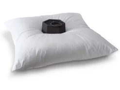 Vente-unique Lot de 2 oreillers - 60 x 60 cm de DREAMEA - 600 gr - MARIN Sale