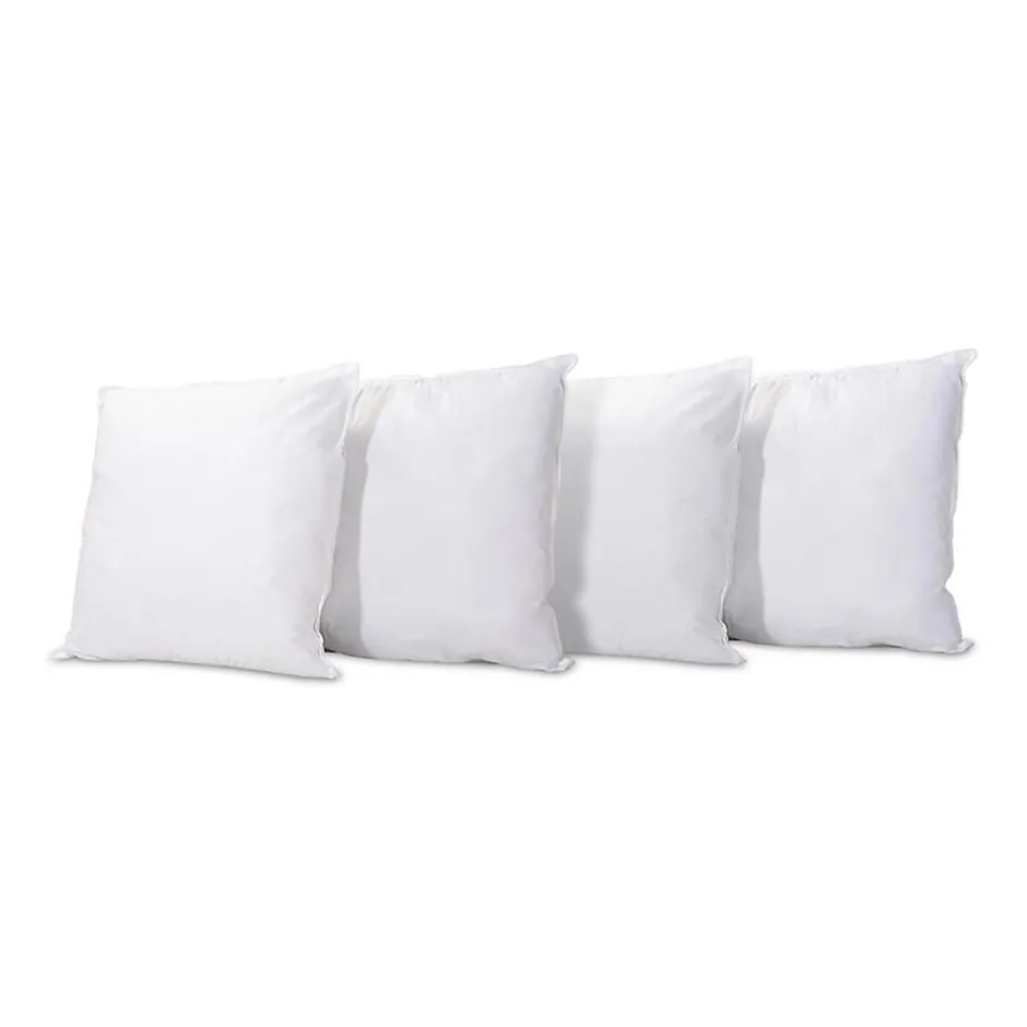 Bellecour Lot de 4 oreillers Alaska 65x65 cm Fibres creuses polyester