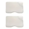 Inphysio Lot de 2 oreillers avec taies d'oreiller en bambou et taie d'oreiller en coton - Confort Plus Clearance