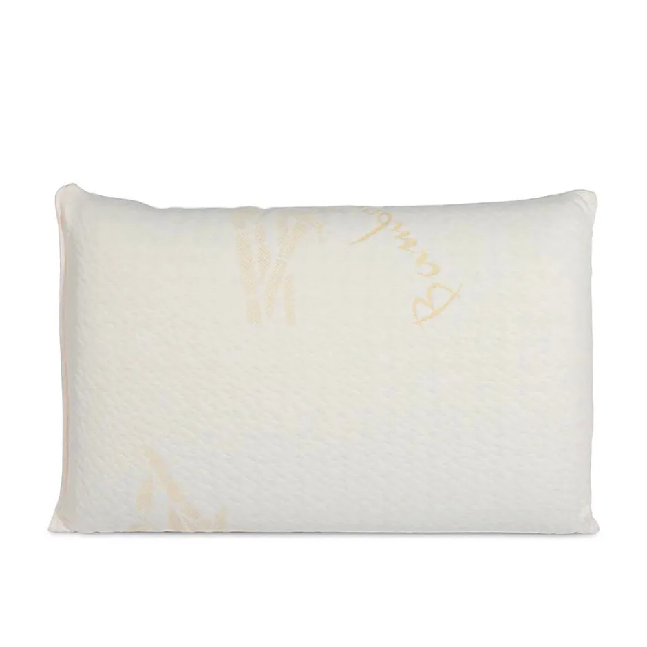 Olympe Literie Lot de 4 oreillers Bamboo 40x60 cm Mémoire de forme Best