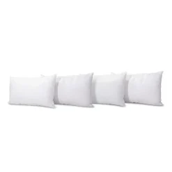 Bellecour Lot de 4 oreillers Chambord 45x70 cm Duvet & Plumes