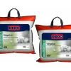 Dodo Lot de 2 oreillers ergonomiques à mémoire de forme - 60x60 cm - VEGETAL