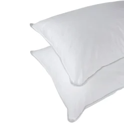 Homescapes Lot de 2 oreillers en microfibre, 50 x 75 cm - Discount