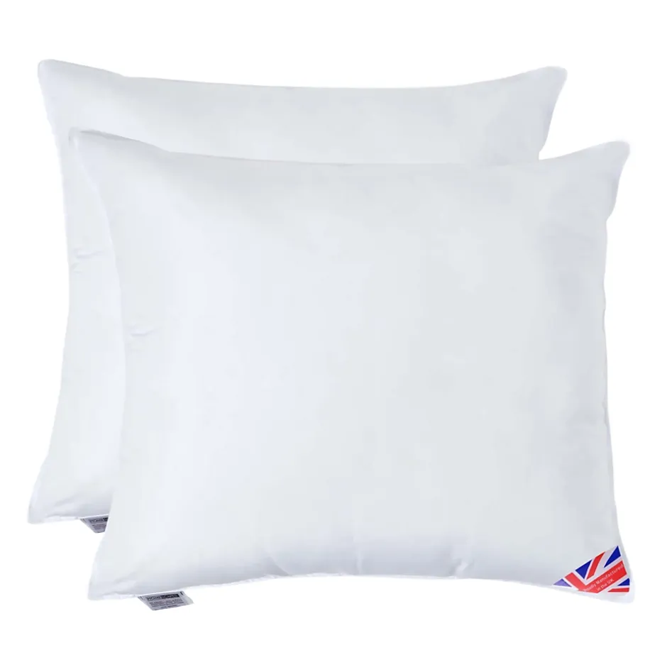Homescapes Lot de 4 oreillers en microfibre, 60 x 70 cm - Clearance