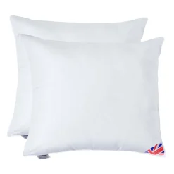 Homescapes Lot de 2 oreillers en microfibre, 60 x 70 cm - Discount