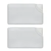 Inphysio Lot de 2 oreillers enfant respirant en tissu de bambou 50x30x5,5 -