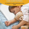 Inphysio Lot de 3 oreillers enfant respirant en tissu de bambou 50x30x5,5 - Discount