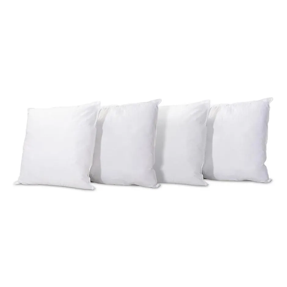 Bellecour Lot de 4 oreillers Grand Palace 60x60 cm Fibres creuses polyester