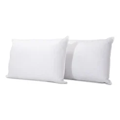 Bellecour Lot de 2 oreillers Grand Palace 45x70 cm Fibres creuses polyester Sale