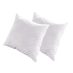 Bellecour Lot de 2 oreillers Luxotel 60x60 cm Fibres creuses polyester