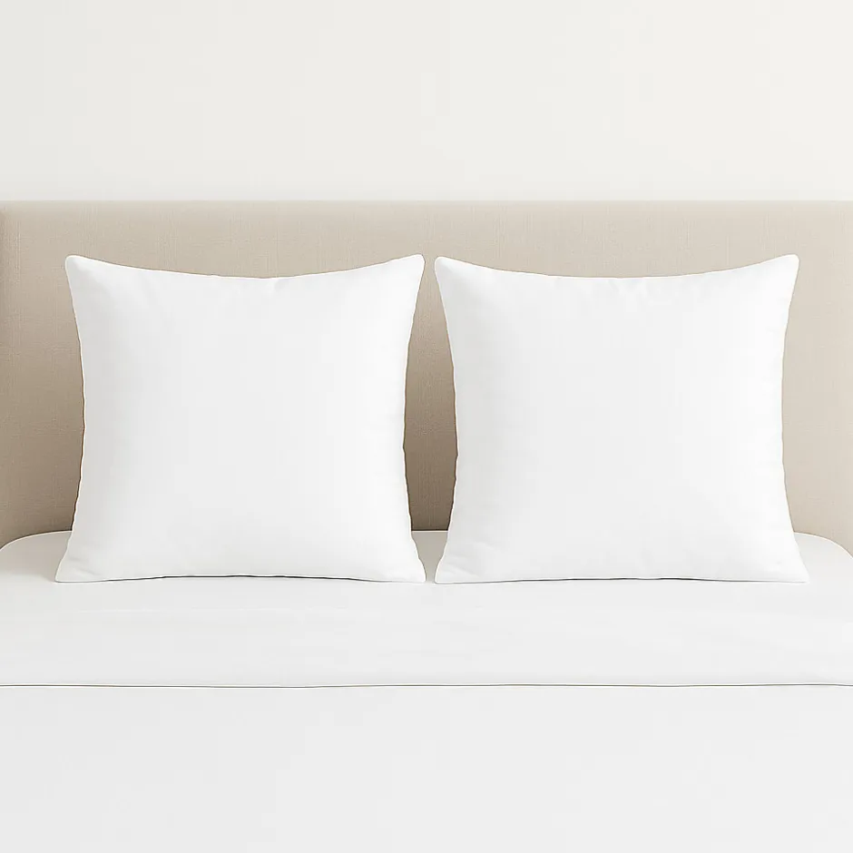 Mortreux Lot De 2 Oreillers Microfibre Moelleux - 60 X 60 - Toutes Saisons - 37203