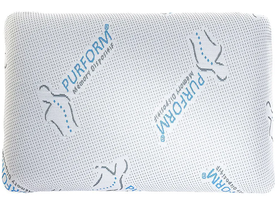 Vente-unique Lot de 2 oreillers mémoire de forme anti acariens 60 x 40 cm PURFORM - SIRONA