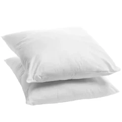 Bleu Calin Lot de 2 Oreillers Moelleux 60x60cm ANTI-ACARIENS Hot