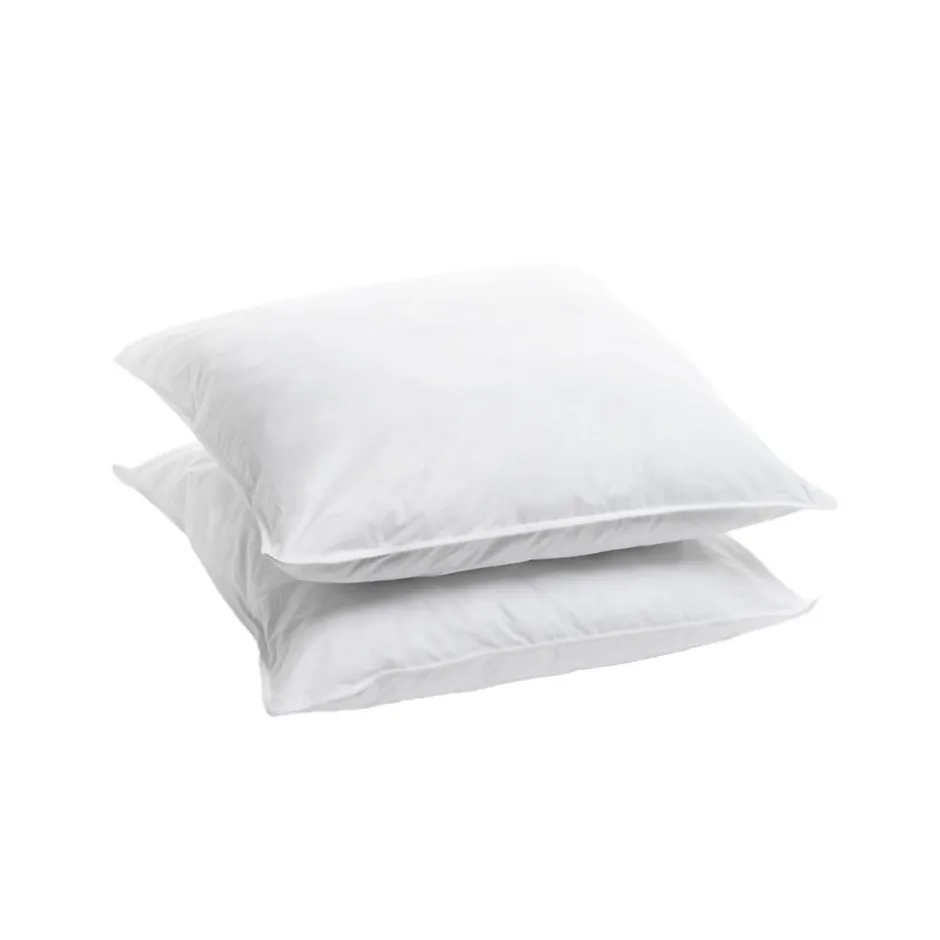 Bleu Calin Lot de 2 oreillers Souple 65x65cm SENSATION DUVET Gonflant