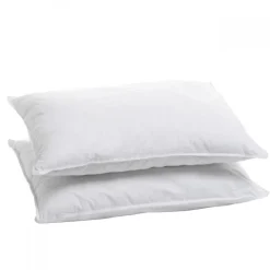 Bleu Calin Lot de 2 oreillers Souple 50x70cm SENSATION DUVET Gonflant